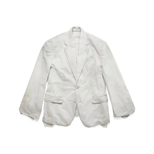 Balenciaga Бизнес Костюм Пальто Свободный крой Мужской Серый