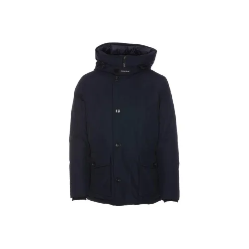 WOOLRICH Пальто Мужское Морской Синий
