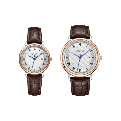 JULIUS JL Кварцевый механизм Часы Унисекс Белый циферблат