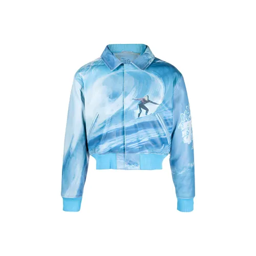 ERL Озерно-голубой Мужские Куртки