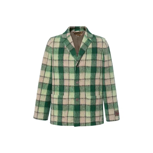 GUCCI Бизнес-костюм мужской зеленый