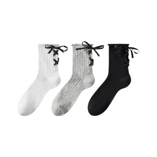 MADALLO Носки Crew Женские упаковка из 3 пар