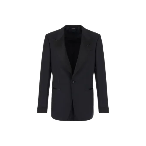 TOM FORD SS24 Бизнес-костюм мужской черный