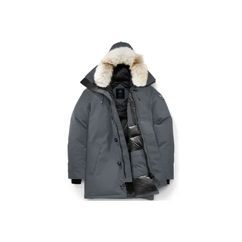 Canada Goose Black Mark Темно-серый Мужские Пуховики
