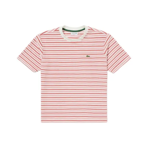 Розовые мужские футболки T от LACOSTE Collaboration