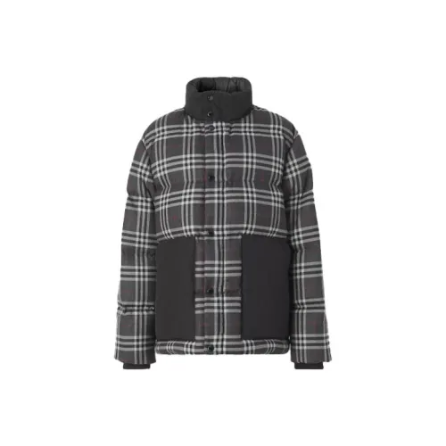 Burberry Пуховик Зимний Мужской Угольный Серый
