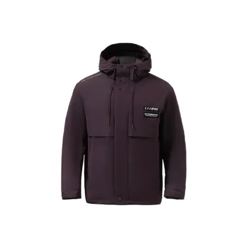 LINING Пуховик Мужской Коричневый Черный