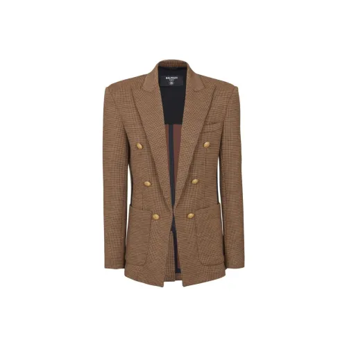 BALMAIN Умбра Мужские Деловые Костюмы