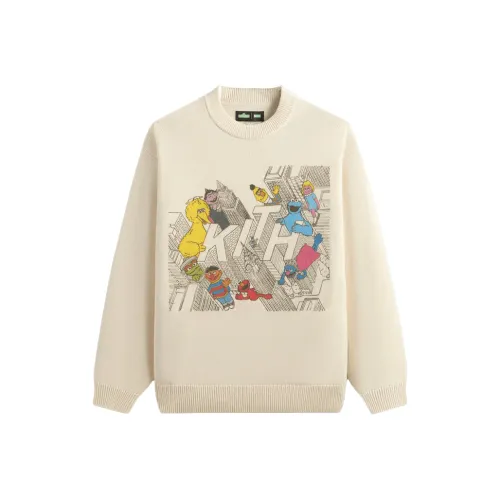 Kith X SESAME STREET FW24 Трикотаж Мужской Песочный