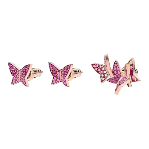 Swarovski LILIA Сплав Серьги-гвоздики Розовый Женские