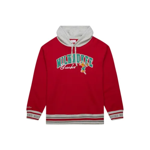 MITCHELL NESS X NBA Milwaukee Bucks Толстовка Мужской Красный