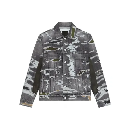 GIVENCHY SS23 Куртки и Пальто Мужской Серый