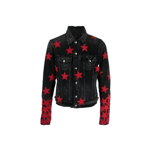 AMIRI Черные Мужские Джинсовые Куртки