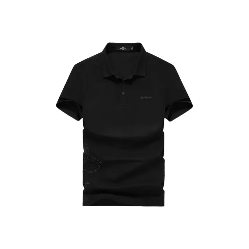 SEPTWOLVES Поло Унисекс Черное