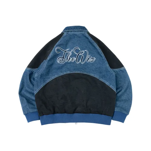 THEWIZBRAND Denim Jacket Unisex Black Blue
