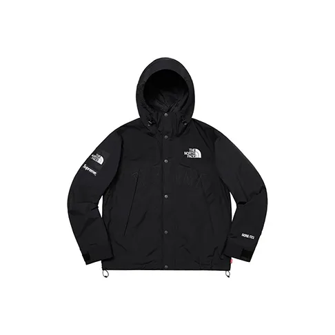 Supreme Водонепроницаемый и Дышащий Теплый Ветровка Унисекс Черный