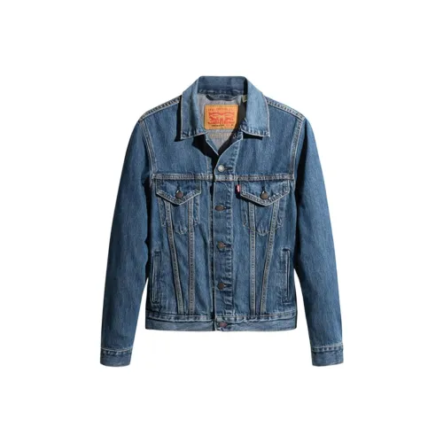 Levi's Denim Jacket Unisex Blue Леви's Деним Куртка Унисекс Синий