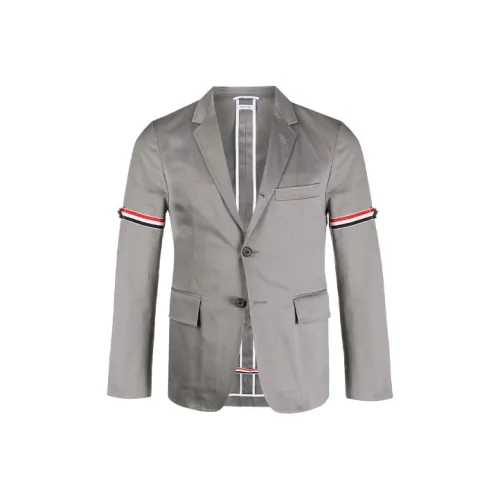 THOM BROWNE Серый Мужской Деловой костюм