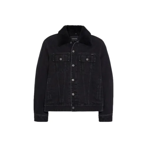 COACH SS23 Куртки и Пальто Мужской Черный