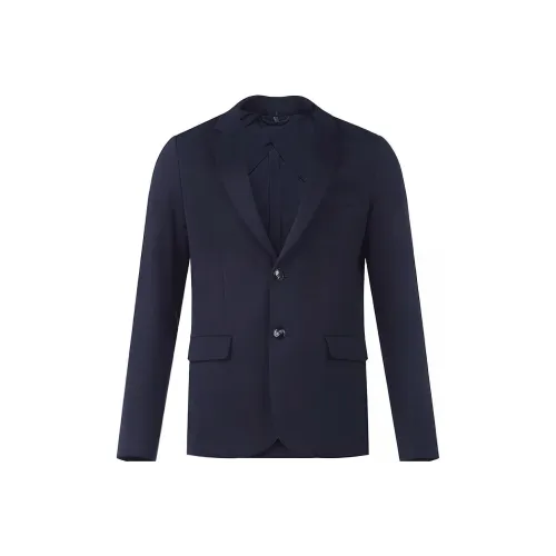 EMPORIO ARMANI Бизнес-костюм Пальто Мужской Темно-морской Синий