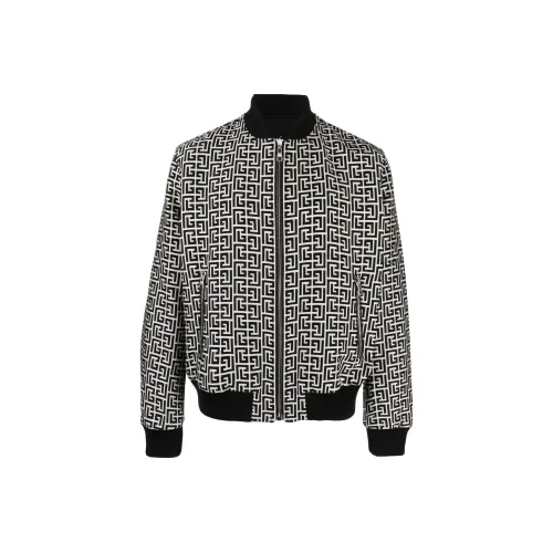 BALMAIN SS23 Куртки и Пальто Мужской Черный