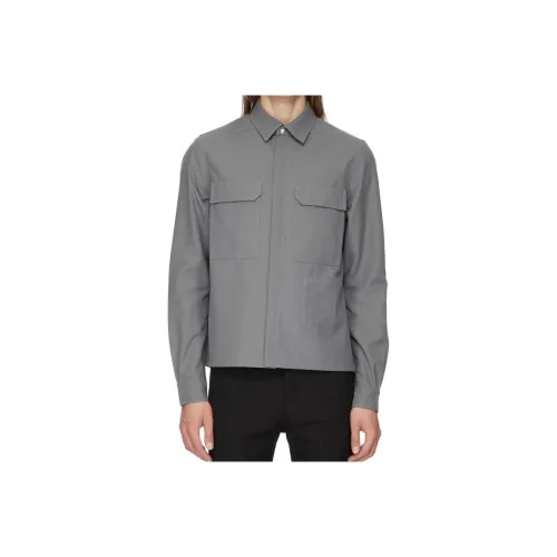 RICK OWENS Дымчатый Мужской Куртки