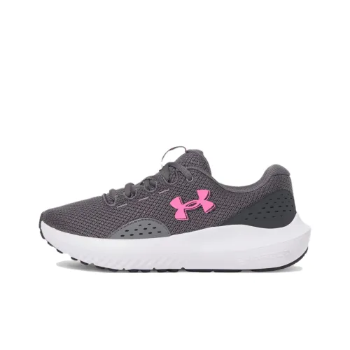 Under Armour Surge 4 Low Топ Повседневные Беговые Кроссовки Женские Серые
