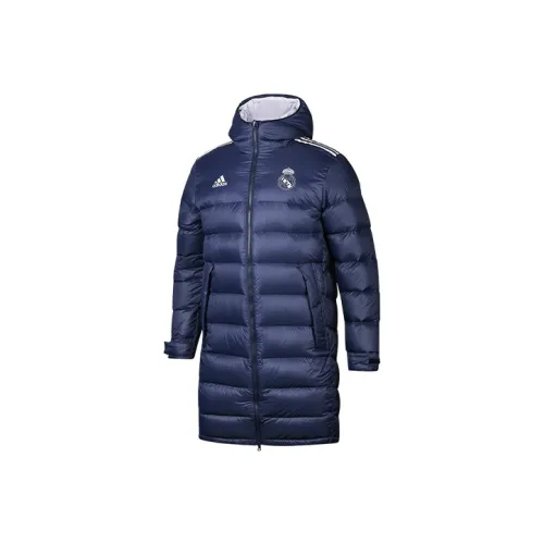 Adidas Темно-синий Мужской Пуховик