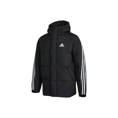 Adidas Пуховик Зимний Мужской Черный