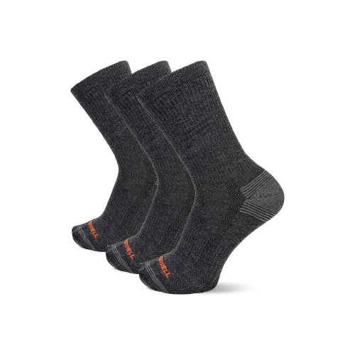 MERRELL Переработанные носки Everyday Crew высота до колена унисекс 3 пары черные
