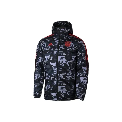 Adidas FC Bayern Пуховая куртка Мужская Черная