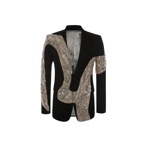 Alexander McQueen Бизнес-костюм Пальто Мужской Черный