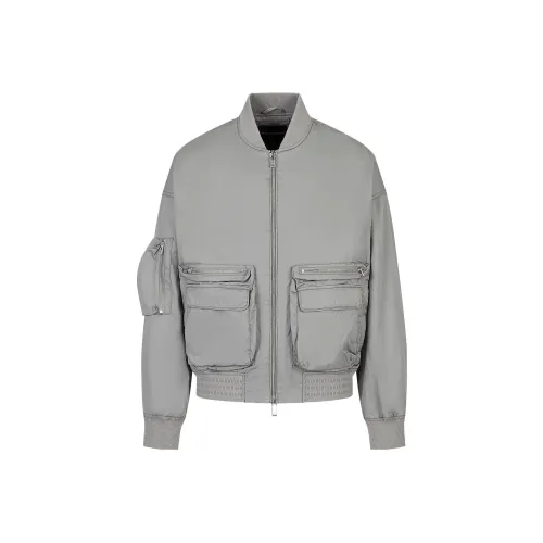 EMPORIO ARMANI Светло-серые мужские куртки