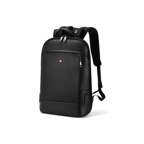 CROSSGEAR Рюкзак из коровьей кожи стандартный унисекс черный