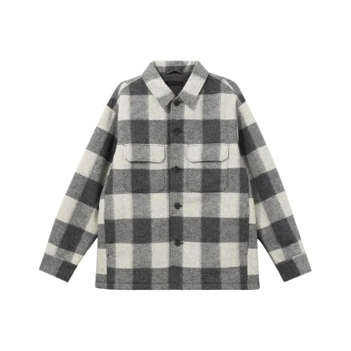 UNIQLO Небесно-серый Унисекс Куртки