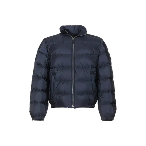 PRADA Пуховик Мужской Морской Синий