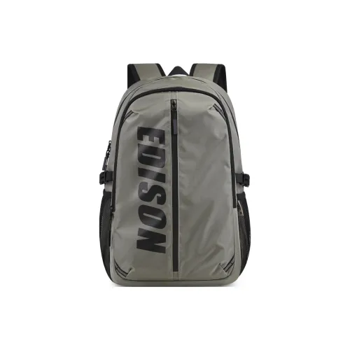 EDISON Полиэстер Oxford Рюкзак Унисекс Черный Серый