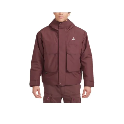 nike ACG PrimaLoft 'Черепа PEAK' Куртки Пальто Мужской Бордово-красный