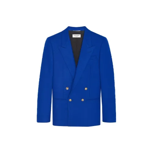 SAINT LAURENT Бизнес-костюм пальто мужской MAJOR синий