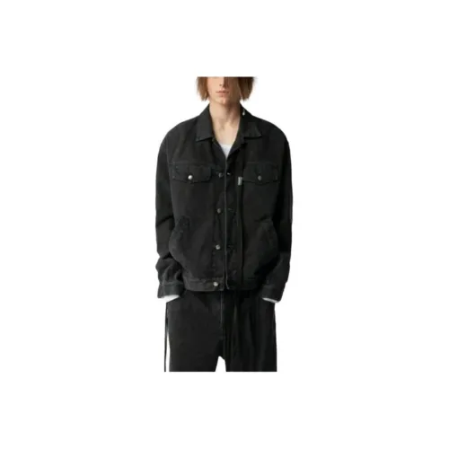 Ann Demeulemeester Черные Мужские Куртки