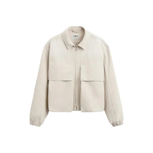 ZARA Бежевый Мужской Куртки