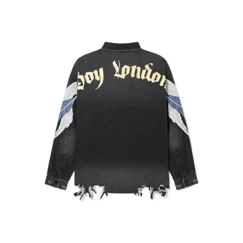 Boy London SS22 Denim Jacket Unisex Black Бой Лондон SS22 Деним Куртка Унисекс Черный
