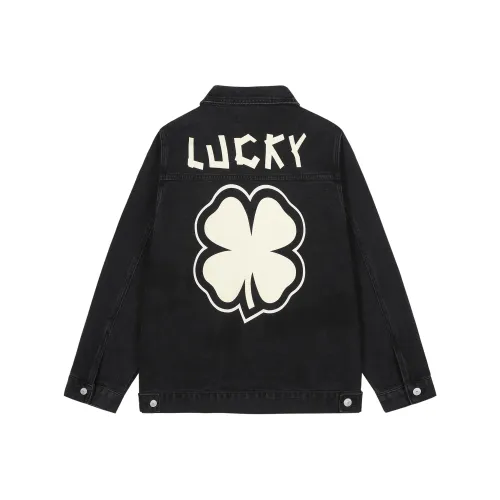 LUCKY BRAND Черная унисекс джинсовая куртка