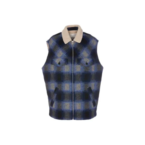 ISABEL MARANT Blue Men's Gilets ISABEL MARANT Синий Мужской Жилеты