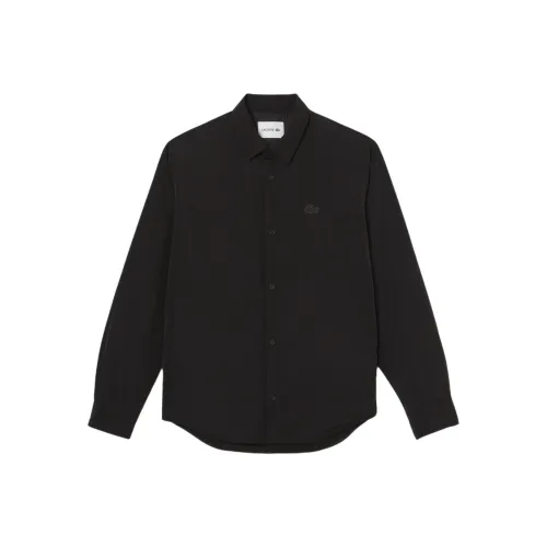 LACOSTE Хлопковый пуховик Мужской Черный