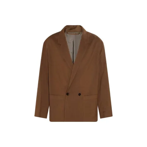 Lemaire Земляной Желтый Мужские Деловые Костюмы