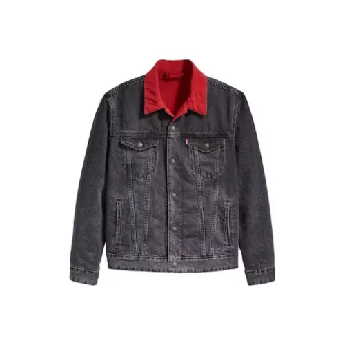 Levis Серый Мужской Джинсовый Куртка