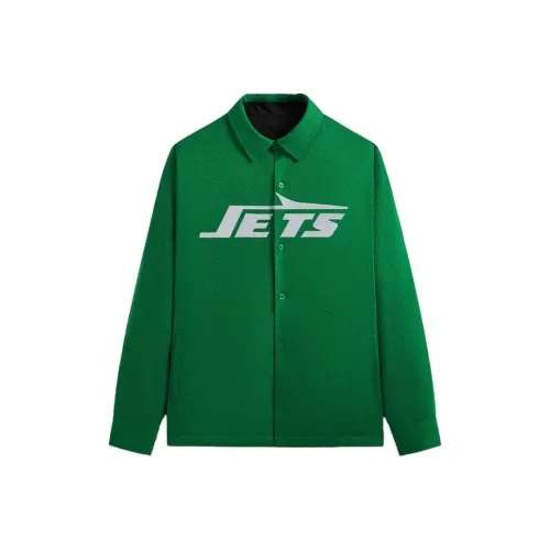 KITH x NFL FW24 Jets Двусторонний Ginza Куртка Мужской Зеленый