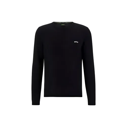 Hugo Boss Черные Мужские Свитера