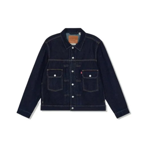 Levis Blue Men's Denim Jackets Левис Синий Мужские Джинсовые Куртки